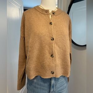 Clemence Cropped Cardigan Sweater Size XS NB314